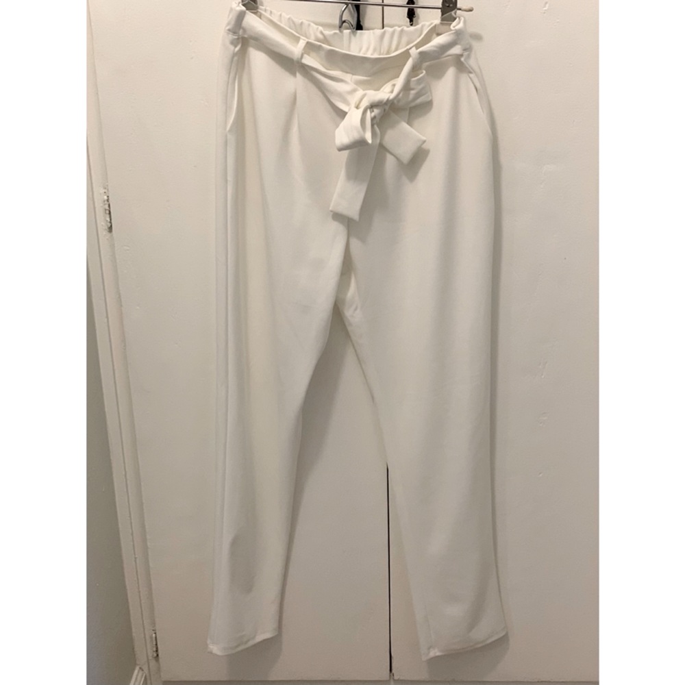 Ivory trousers